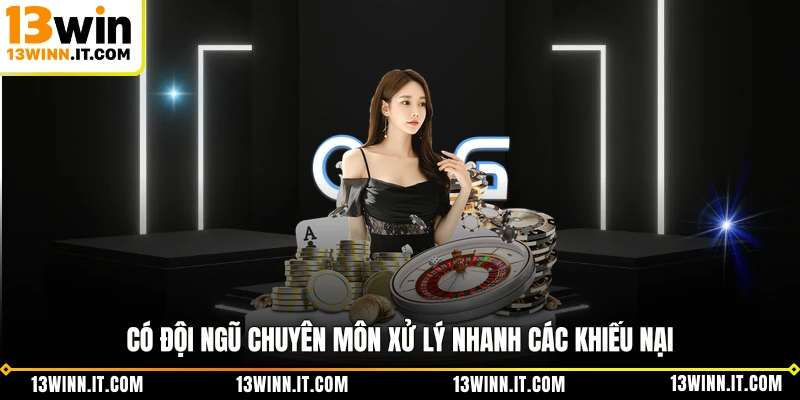 Có đội ngũ chuyên môn xử lý nhanh các khiếu nại